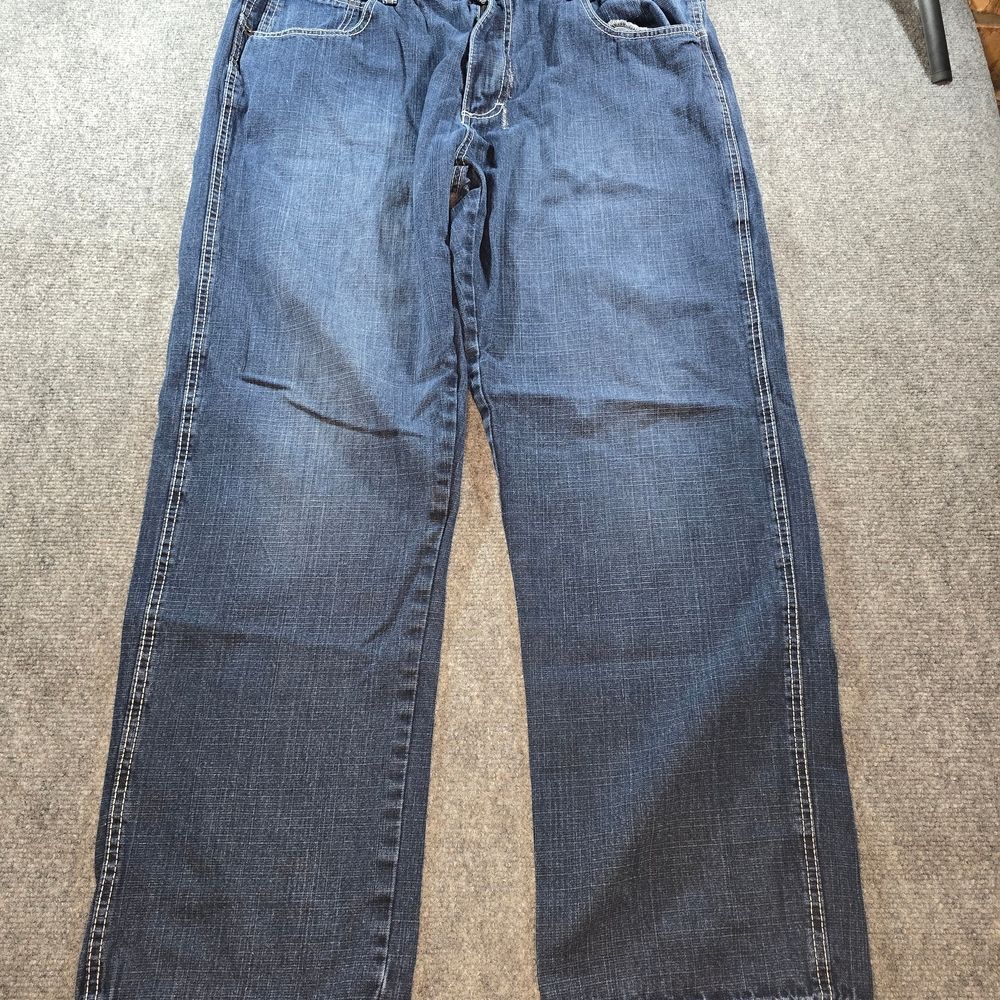 Southpole Jeans Mens 40x34 Dark Wash Relaxed Y2K Streetwear Denim - Picture 7 of 8